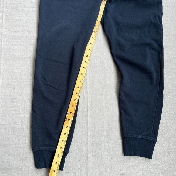 Gymshark Joggers Sweatpants Mens Size Medium Navy Pants Gym Tapered Logo - Picture 5 of 12